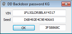 DD Backdoor Password KG