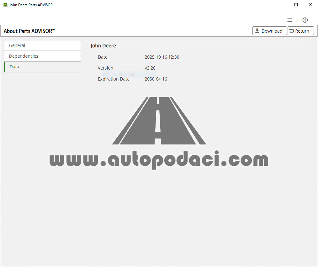 John Deere Parts ADVISOR